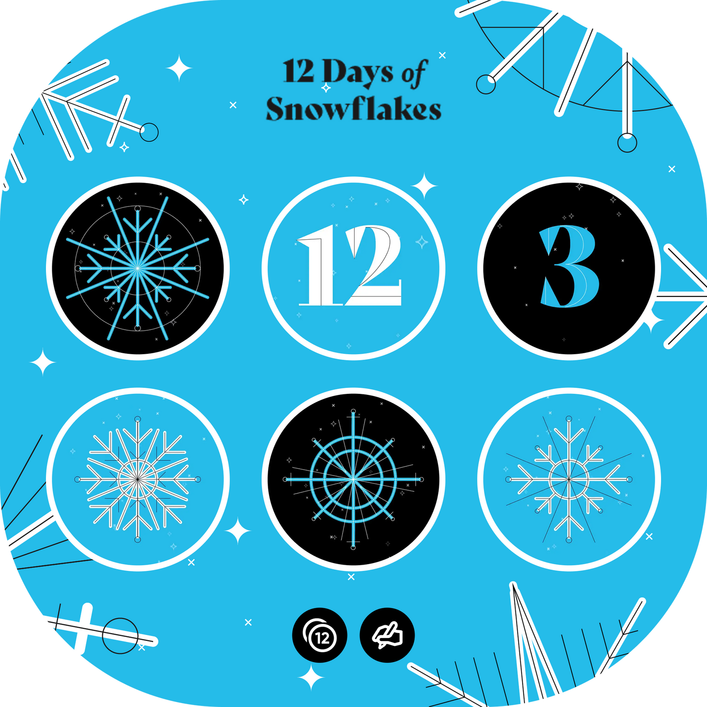 12 Days of Snowflakes