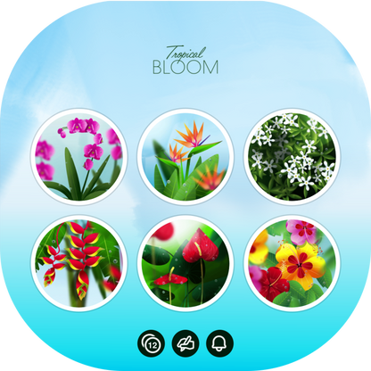 Tropical Bloom - Generated Thumbnail