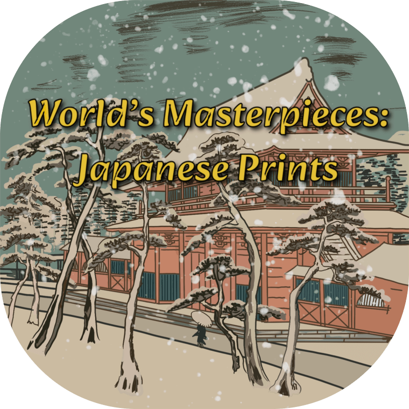 World’s Masterpieces: Japanese Prints - Cover Image